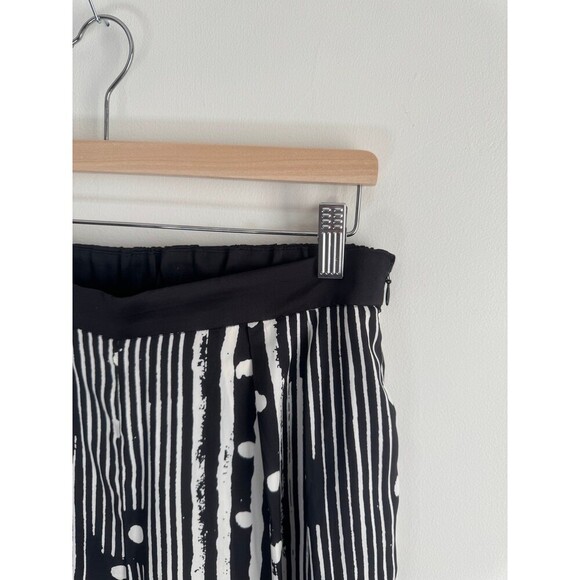 Anthropologie Elevenses Lightweight Black & White Pants Size Small - Picture 6 of 10